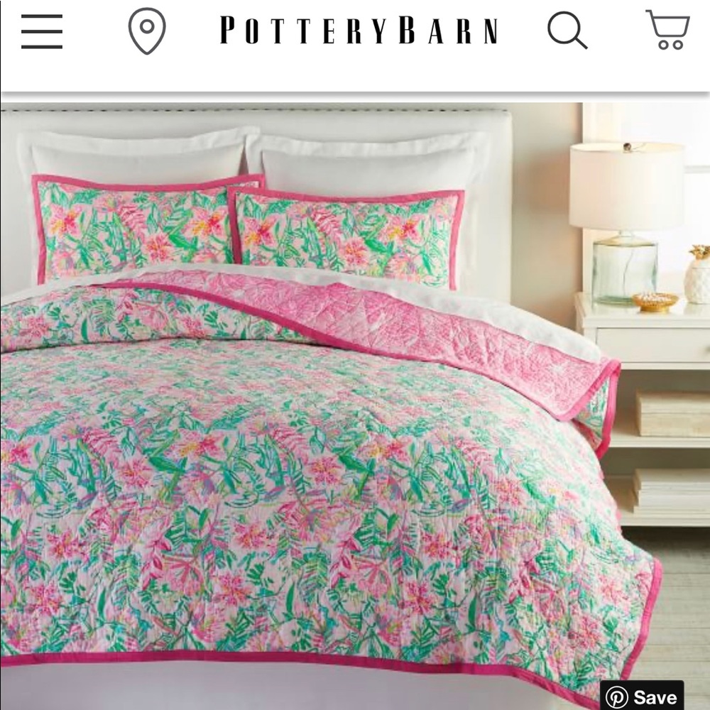 ISO Pottery Barn Lilly Pulitzer Quilt